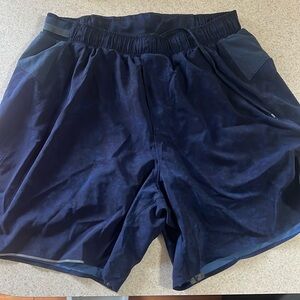 Blue mens lulu lemon shorts size m